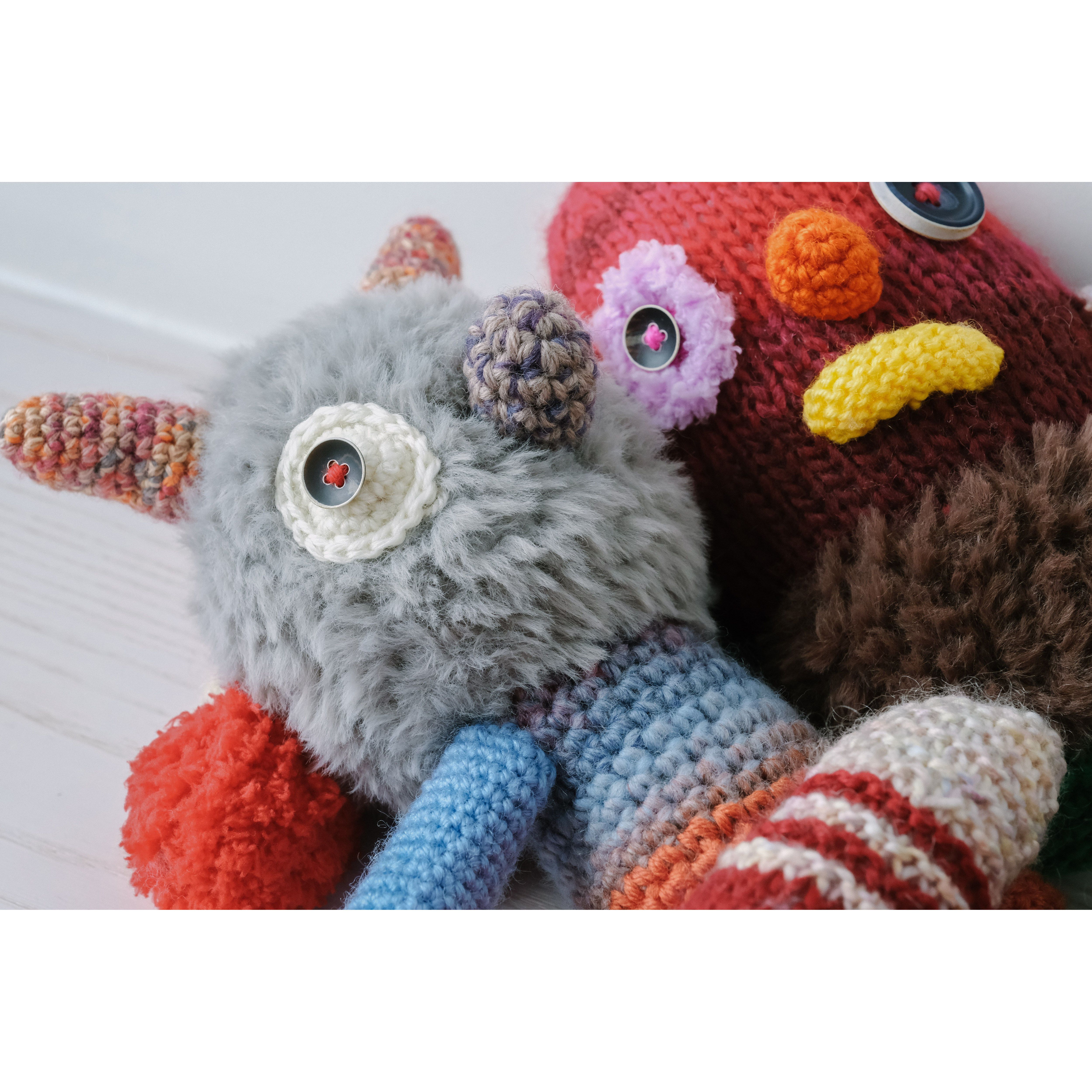 Brut Cake 毛怪森林牧场创意玩偶个性公仔可爱宝宝礼物手工编织 - 图1