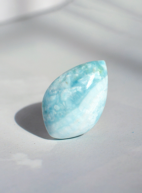 天蓝色项坠天蓝色镶嵌项坠菱锌矿