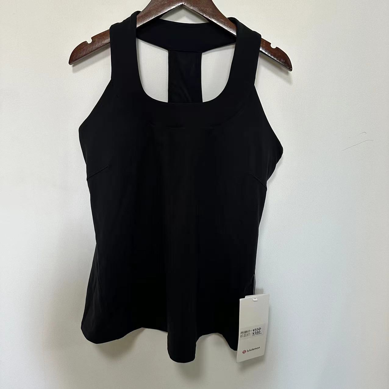 lululemon throwback scoop neck tank女士运动背心含胸垫-图1