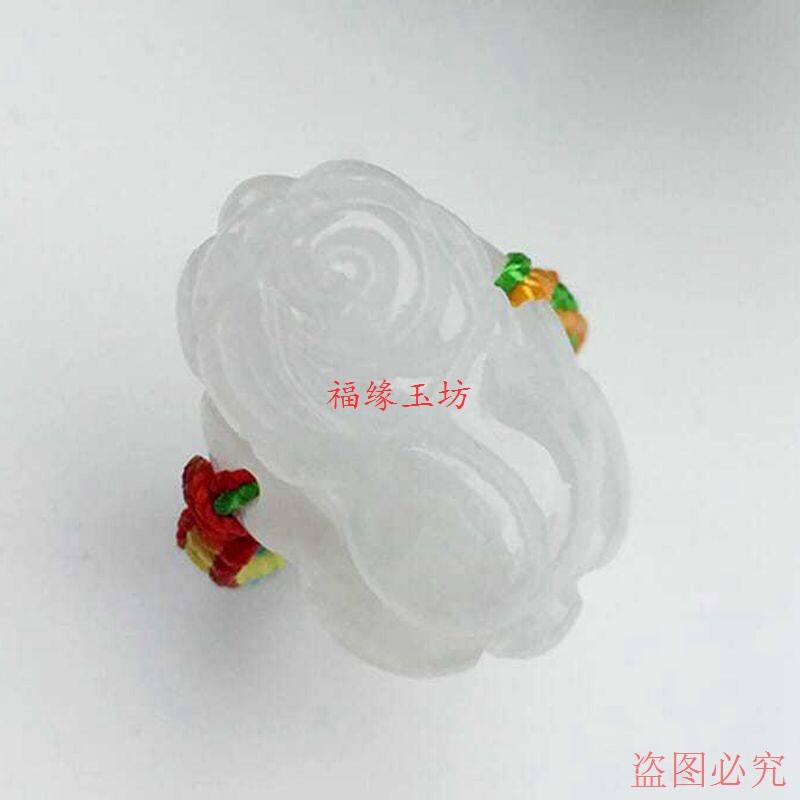 Natural jadeite cabbage ring for men and women