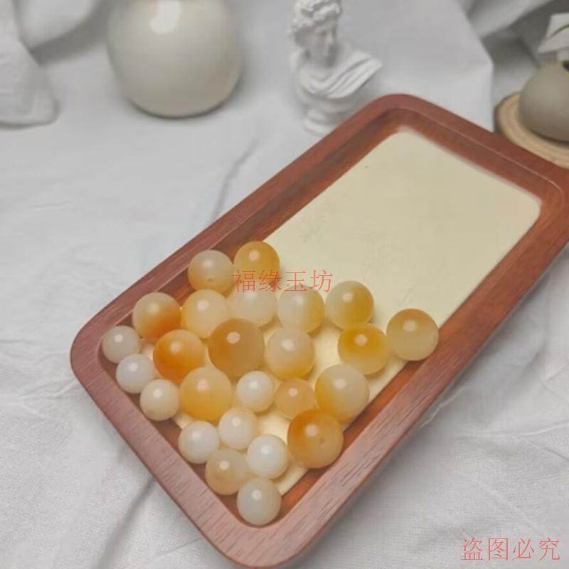 精品天然新疆糖白圆珠手工DIY白加糖转运珠散珠配饰手串项链隔珠,淘宝优惠券,粉丝福利购,淘宝优惠卷