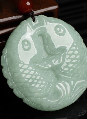 天然翡翠玉吊坠挂件玉石情侣玉佩