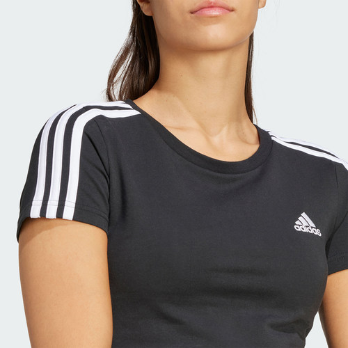 Adidas/阿迪达斯正品W 3S BABY T女士短款舒适运动休闲短袖IR6111 - 图2