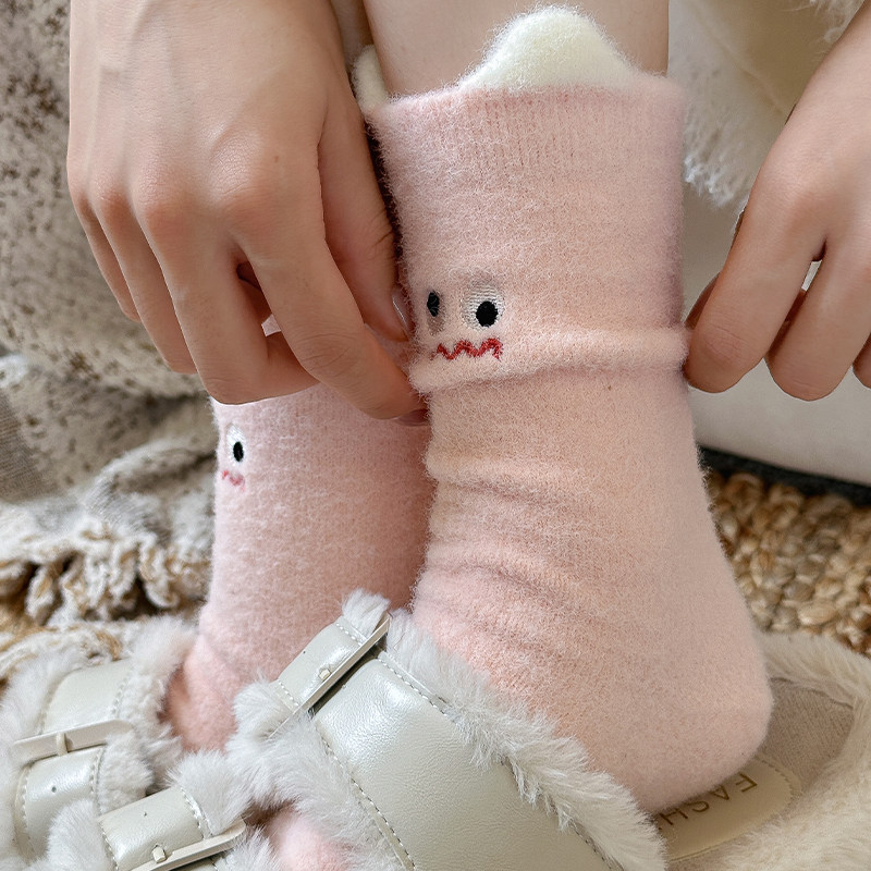 【5双装】收集生活的甜盖过冬天的寒雪天可爱立体耳朵表情,淘宝优惠券,粉丝福利购,淘宝优惠卷