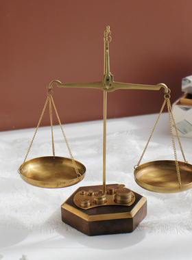 黄铜天平复古怀旧风印度手工艺品