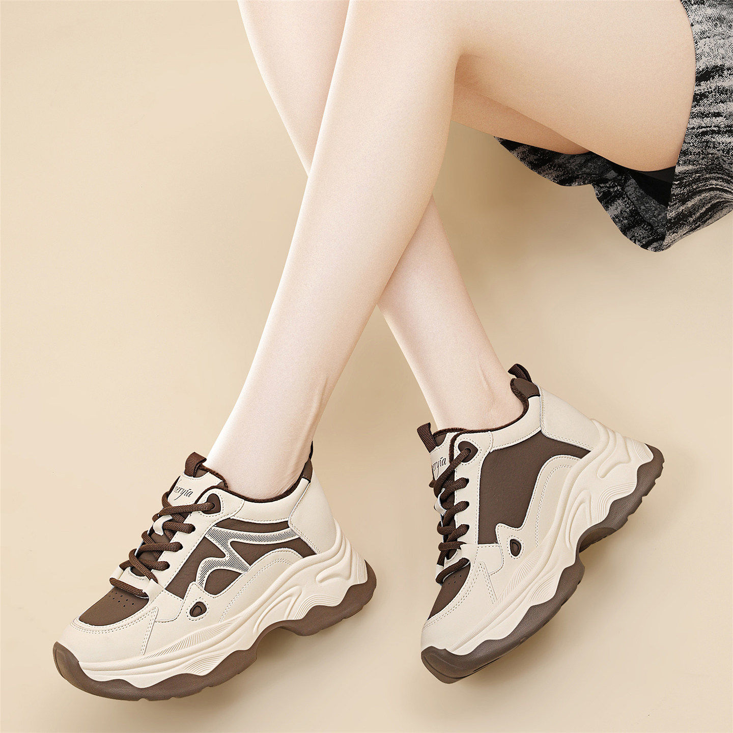 2025冬季新款内增高老爹鞋女厚底轻便百搭休闲运动鞋显瘦休闲鞋子,淘宝优惠券,粉丝福利购,淘宝优惠卷