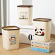Bathroom trash can for household use with lid 2025 new model