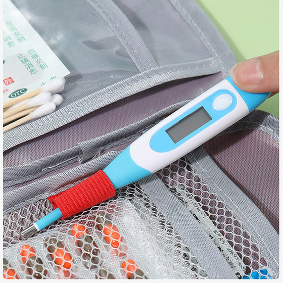 Outdoor travel medicine storage bag with large capacity and neat display