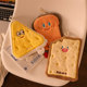 Cute Toast Cheese Hand Towel Hanging Absorbent and Quick-Drying