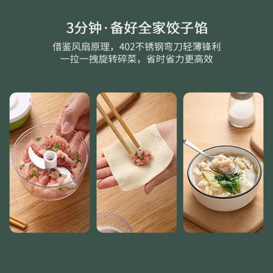 Home manual garlic press artifact