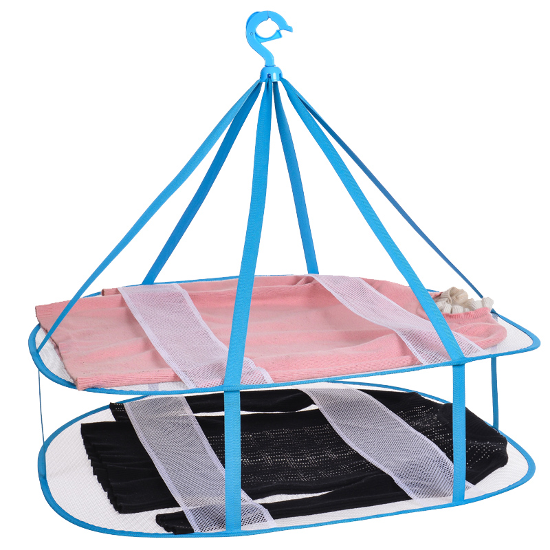 晒衣篮晾衣服网兜毛衣羊毛衫平铺晾衣架封闭双