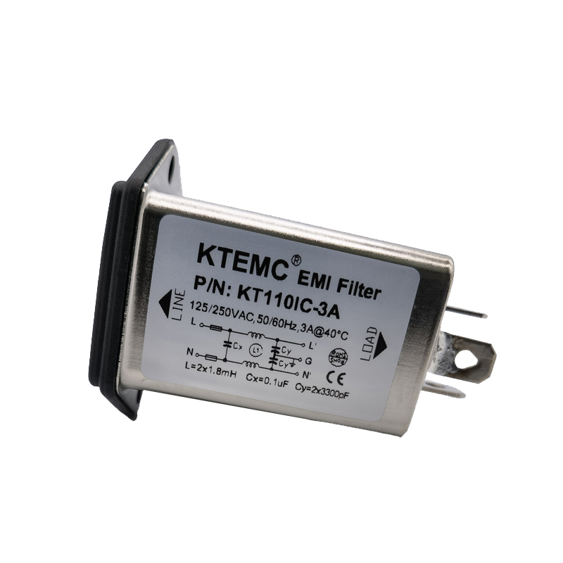 KT110IA-3A发烧级IEC带保险丝插座式电源滤波器 汽车音响专用220V