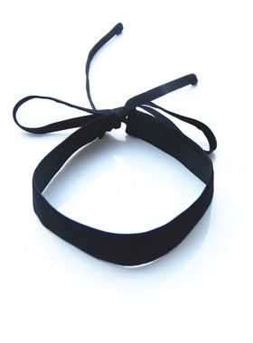 黑色天鹅绒系带颈链项圈choker颈脖带锁骨链日韩简约时尚百搭秋冬