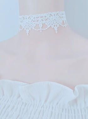 宽度厘米系带蝴蝶结宫廷风项圈