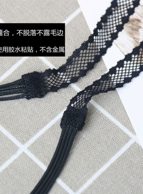 防过敏项链多层黑色脖女蜡线手作