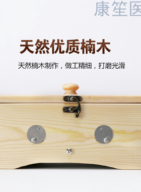 大号艾灸箱木质全身温灸箱家用熏灸器具腰部腹部背部温灸器艾灸盒