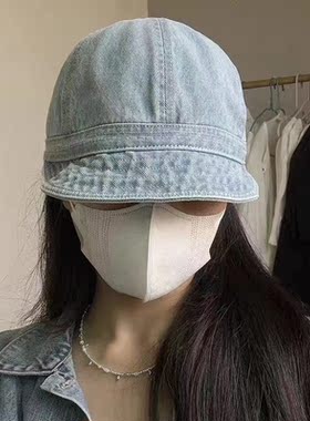 高端潮女春夏秋冬牛仔帽子宽檐遮阳鸭舌帽棒球帽贝雷帽时尚马术帽