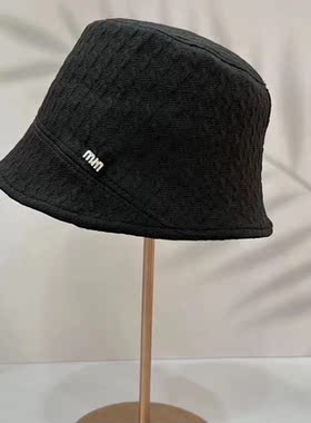 欧洲站潮牌秋季新款遮脸素颜小短檐盆帽水桶帽防晒休闲渔夫帽子女