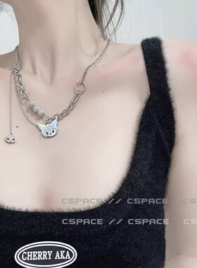 2026新款叠戴蝴蝶锁骨链女