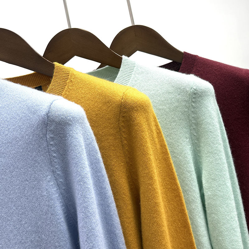 100山羊绒女式秋冬软糯亲肤贴身保暖打底毛衣纯色简约风百搭套头,淘宝优惠券,粉丝福利购,淘宝优惠卷