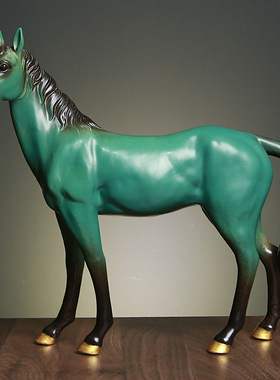 八年老店新品冲量陶瓷珍藏版大号创意马摆件家居办公室礼品