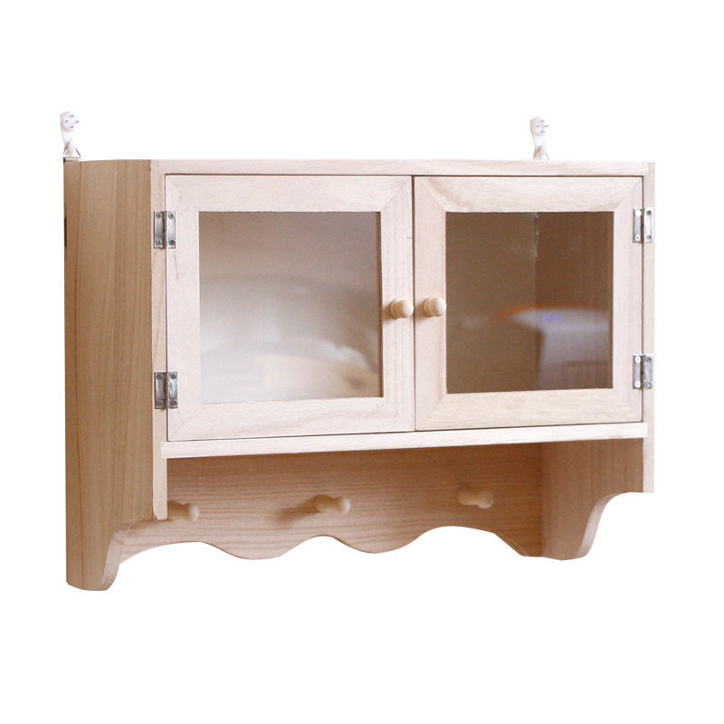 创意墙上免打孔置物架带门收纳墙柜书桌卧室壁挂式收纳架北欧装饰,淘宝优惠券,粉丝福利购,淘宝优惠卷