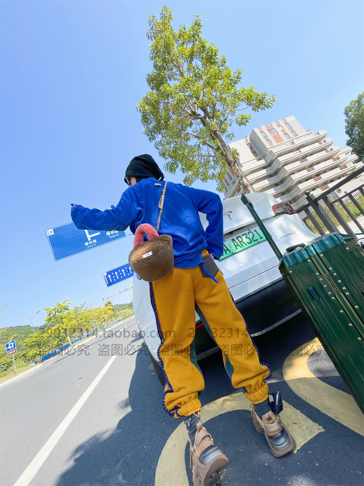 欧货笑脸加绒加厚运动卫裤女冬季新款宽松纯棉休闲裤子哈伦裤潮牌