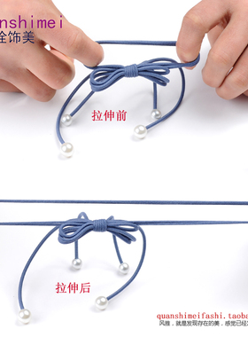 经典飘带小清新森女系甜美风头绳