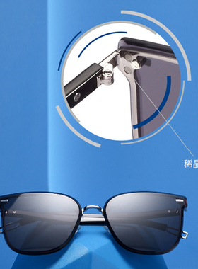 爱大爱时尚风强光稀晶石手机眼镜