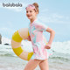 Balabala swimsuit girls sun protection one-piece swimsuit summer