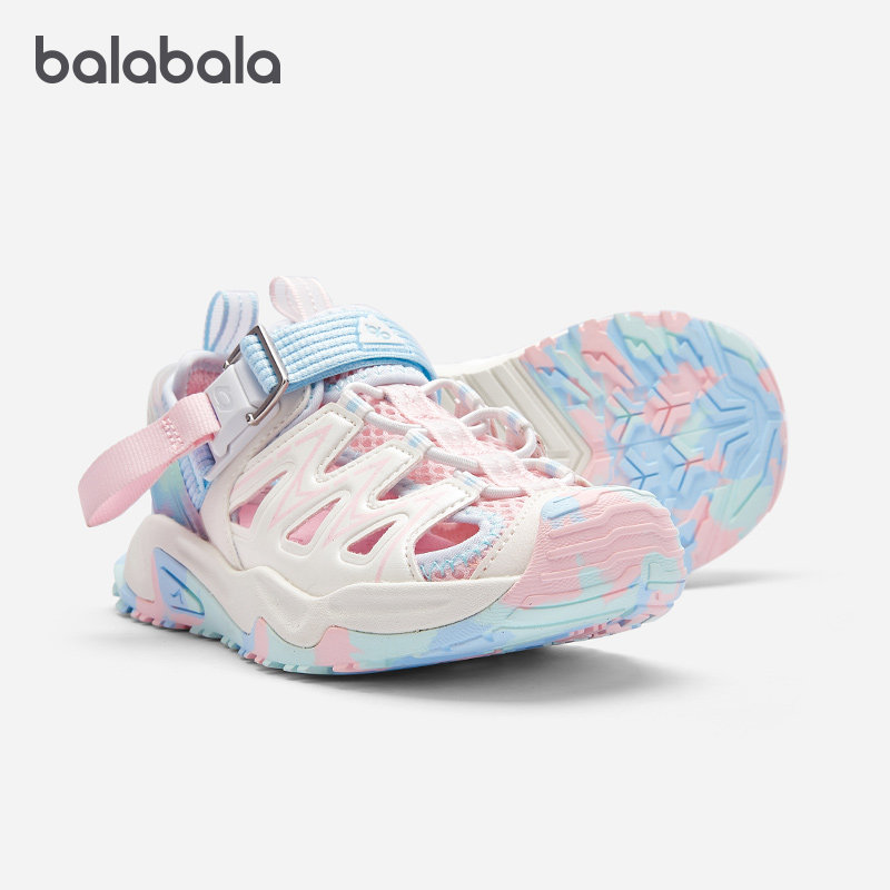 商场同款巴拉巴拉女童运动凉鞋宝宝透气鞋子儿童网鞋2025夏季童鞋,淘宝优惠券,粉丝福利购,淘宝优惠卷