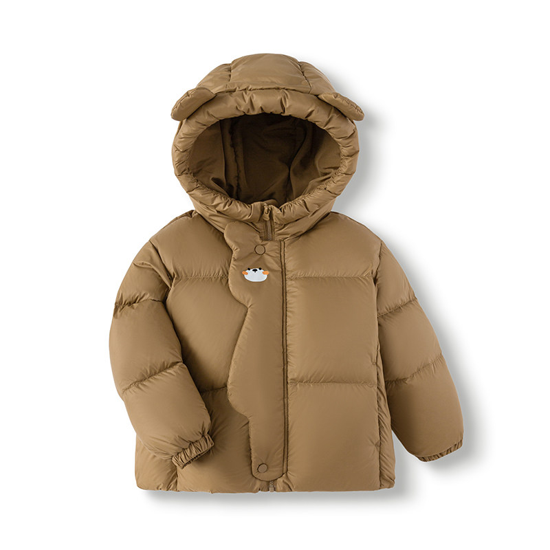 巴拉巴拉儿童羽绒服男童轻薄蓝色外套婴儿宝宝2025冬装新款童装小,淘宝优惠券,粉丝福利购,淘宝优惠卷