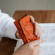 Made of first-layer cowhide, a dual-purpose key bag
