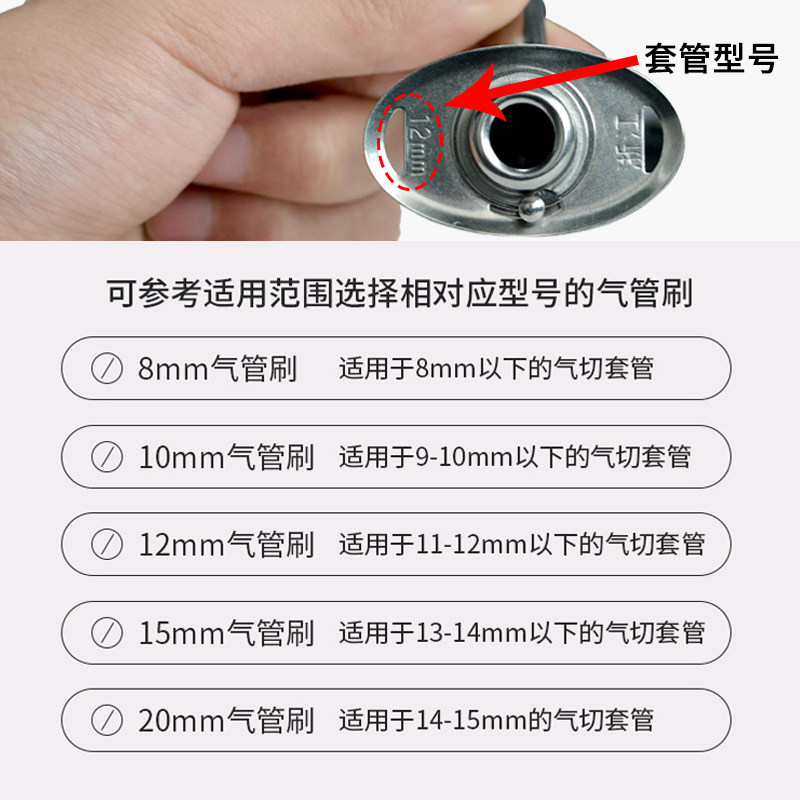 众硕气切套管清洁刷消毒刷气管切开专用插管喉管清洗刷护理毛刷子 - 图1