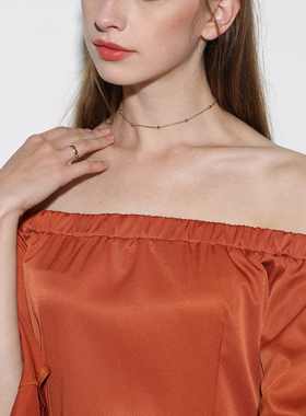 欧美choker简约脖子单层细款饰品