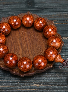缅甸花梨男女手串瘤疤手串樱子瘤