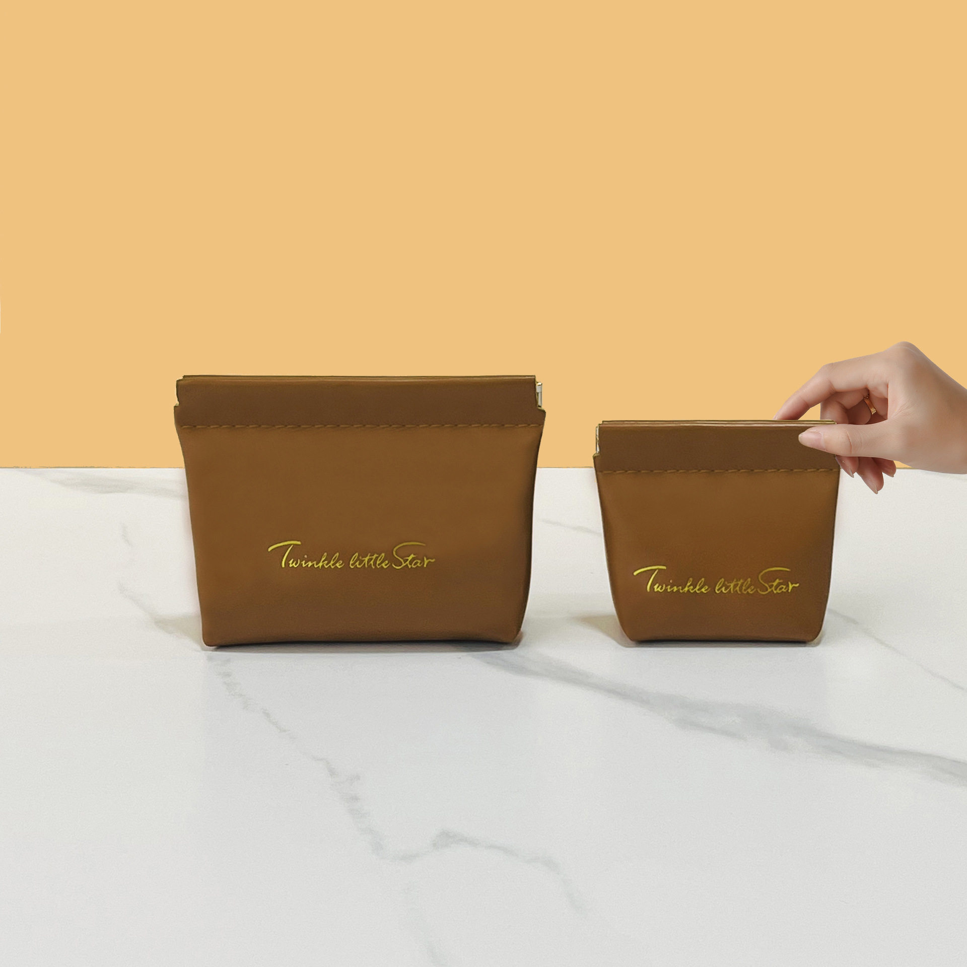 收纳包自动闭合弹片包口红化妆品分类袋数据线收纳袋便携迷你,淘宝优惠券,粉丝福利购,淘宝优惠卷