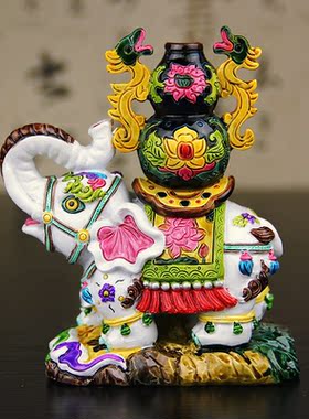 大象客厅摆件书房装饰