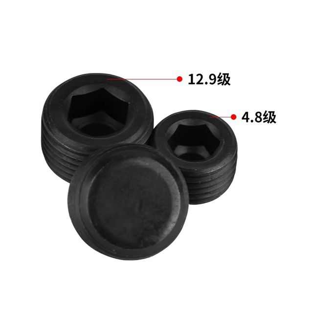 Conical tube zg 4.8/12.9 grade hexagonal oil plug