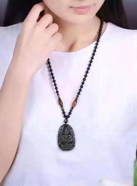 金曜石千手观音生肖鼠守护神吊坠