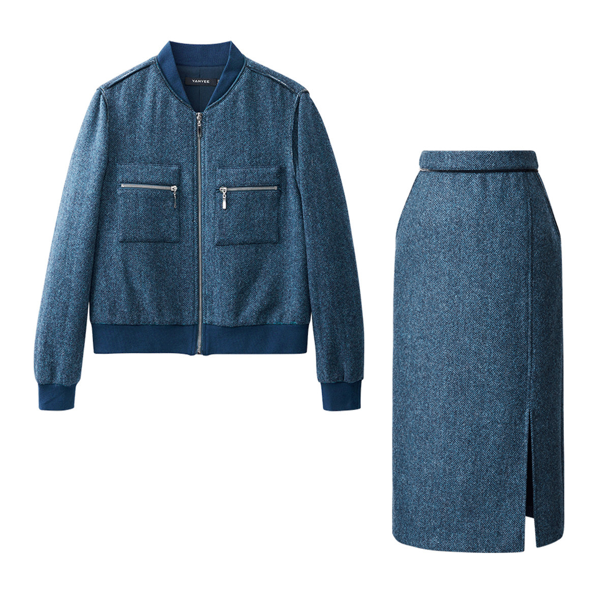 【56%羊毛】颜域气质冬两件套装2025新款女毛呢外套半身裙一整套,淘宝优惠券,粉丝福利购,淘宝优惠卷