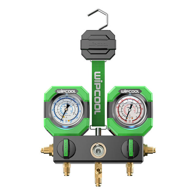 Vipeng MG2K oil-filling pressure gauge air conditioner liquid-added double meter