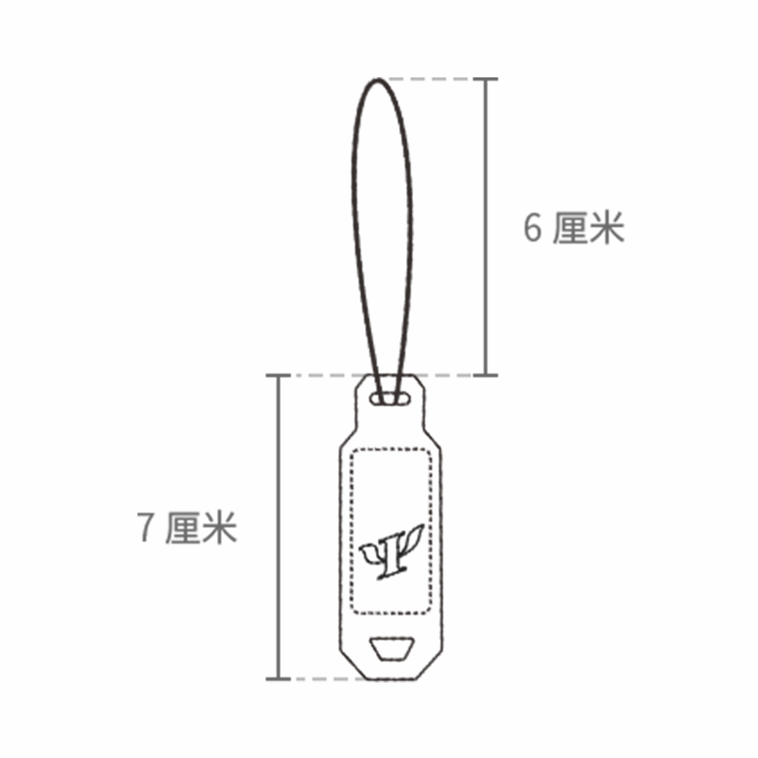 【PSIGEAR官方店】快取尼龙拉手 魔术贴拉手 PS06015 小揪揪 灰标 - 图1