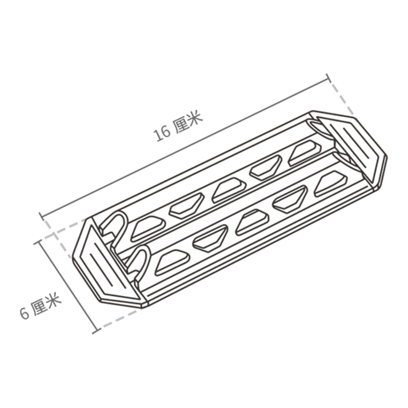 【PSIGEAR官方店】Ultravent四向透气垫【四个装】PS05009BK 灰标 - 图2