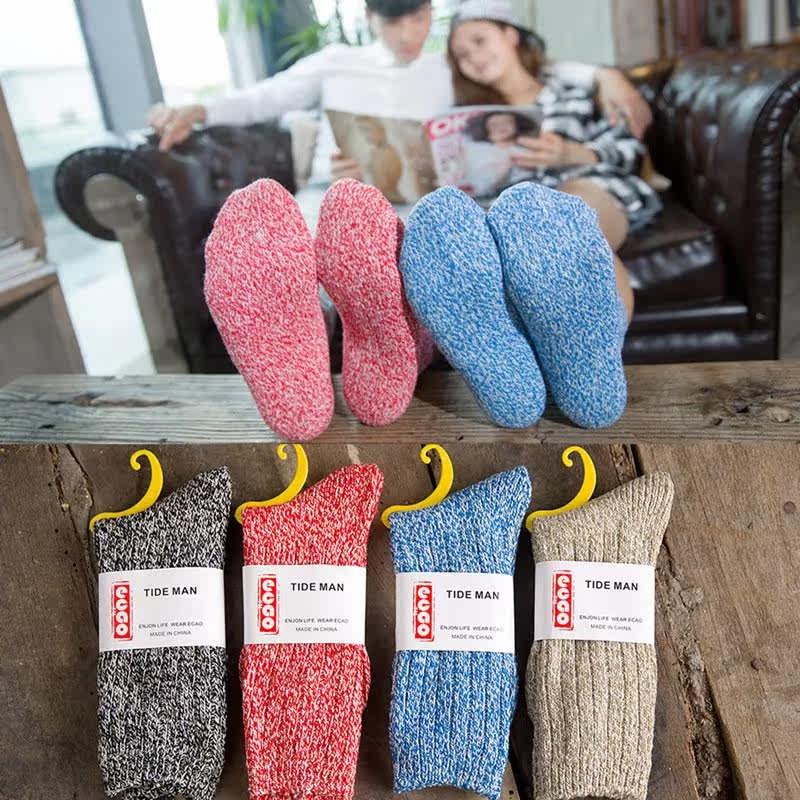 搭配ECAO粗线复古情侣袜民族风袜子余文乐同款千颂伊同款男女棉袜,淘宝优惠券,粉丝福利购,淘宝优惠卷