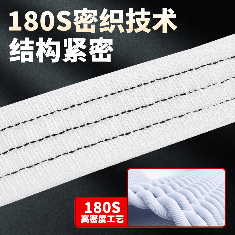 起重白色吊装带加厚扁平吊带吊车拖车10吨工业利器起重行车吊绳,淘宝优惠券,粉丝福利购,淘宝优惠卷