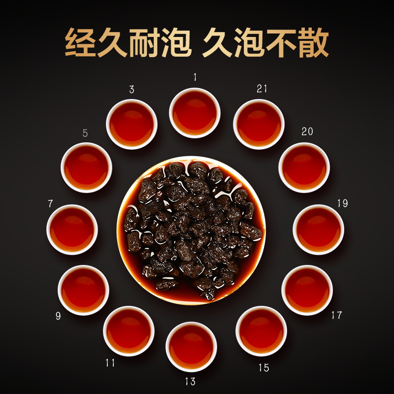 普捷号糯米香碎银子云南勐海糯香茶化石普洱茶熟茶老茶头小沱茶叶