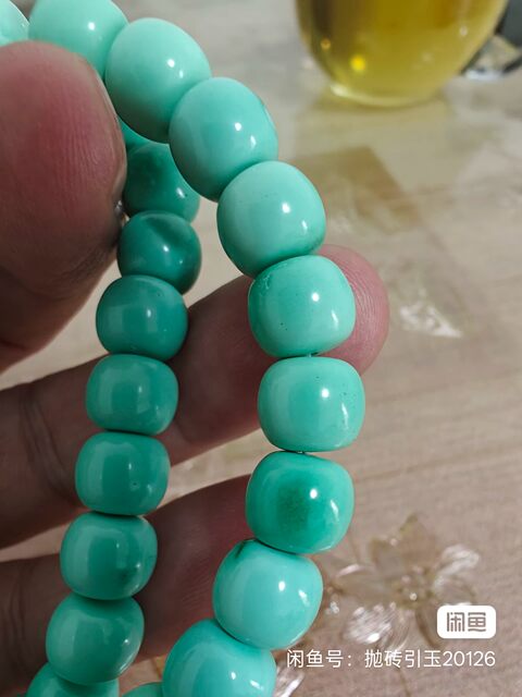 Antique miscellaneous collection old turquoise bracelet bracelet for men and women high porcelain turquoise string personal collection special price transfer
