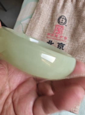 和田玉手镯圈口63材质细腻脂润度佳性价比高保证是新疆和田且末料