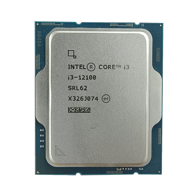 Intel/英特尔 i3-12100全新散片CPU 带核显+微星H610系列主板套装